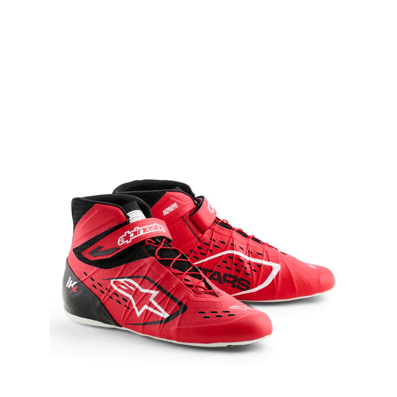 Bottines Karting ALPINESTARS TECH-1 KX V3 FIA 8877-2022 Rouge Noir