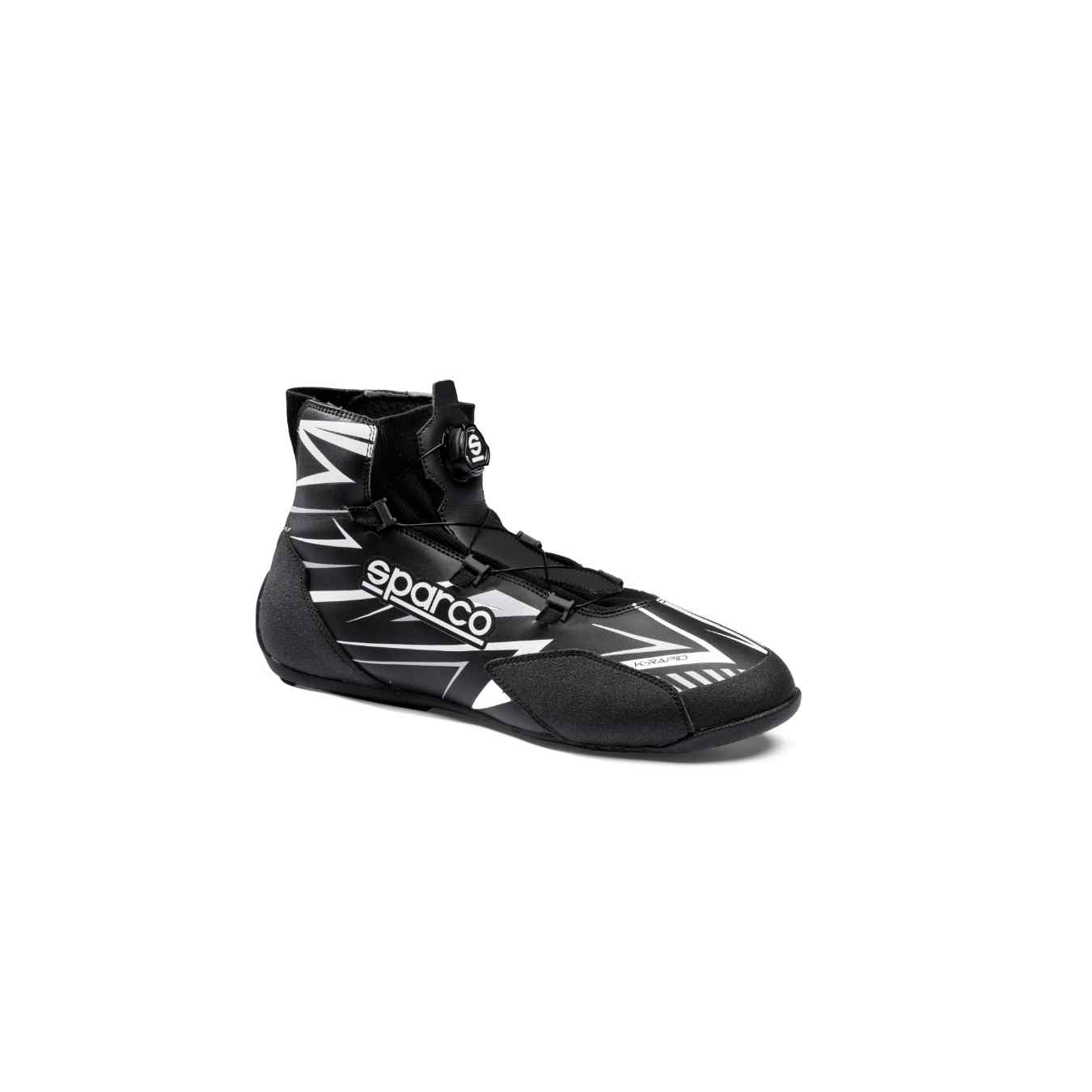 Bottines Karting SPARCO K RAPID Rotor FIA 8877 2022 Noir Blanc
