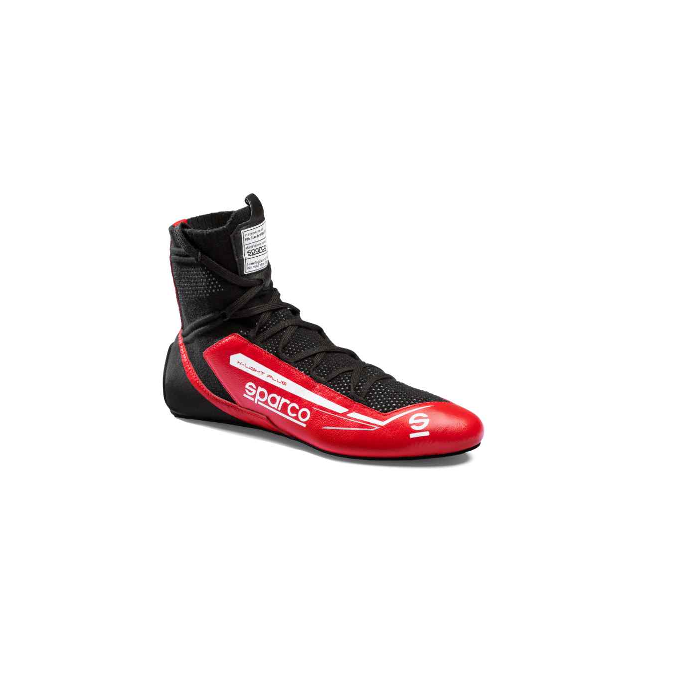 Bottines SPARCO X LIGHT PLUS FIA 8856 2018 Rouge Noir