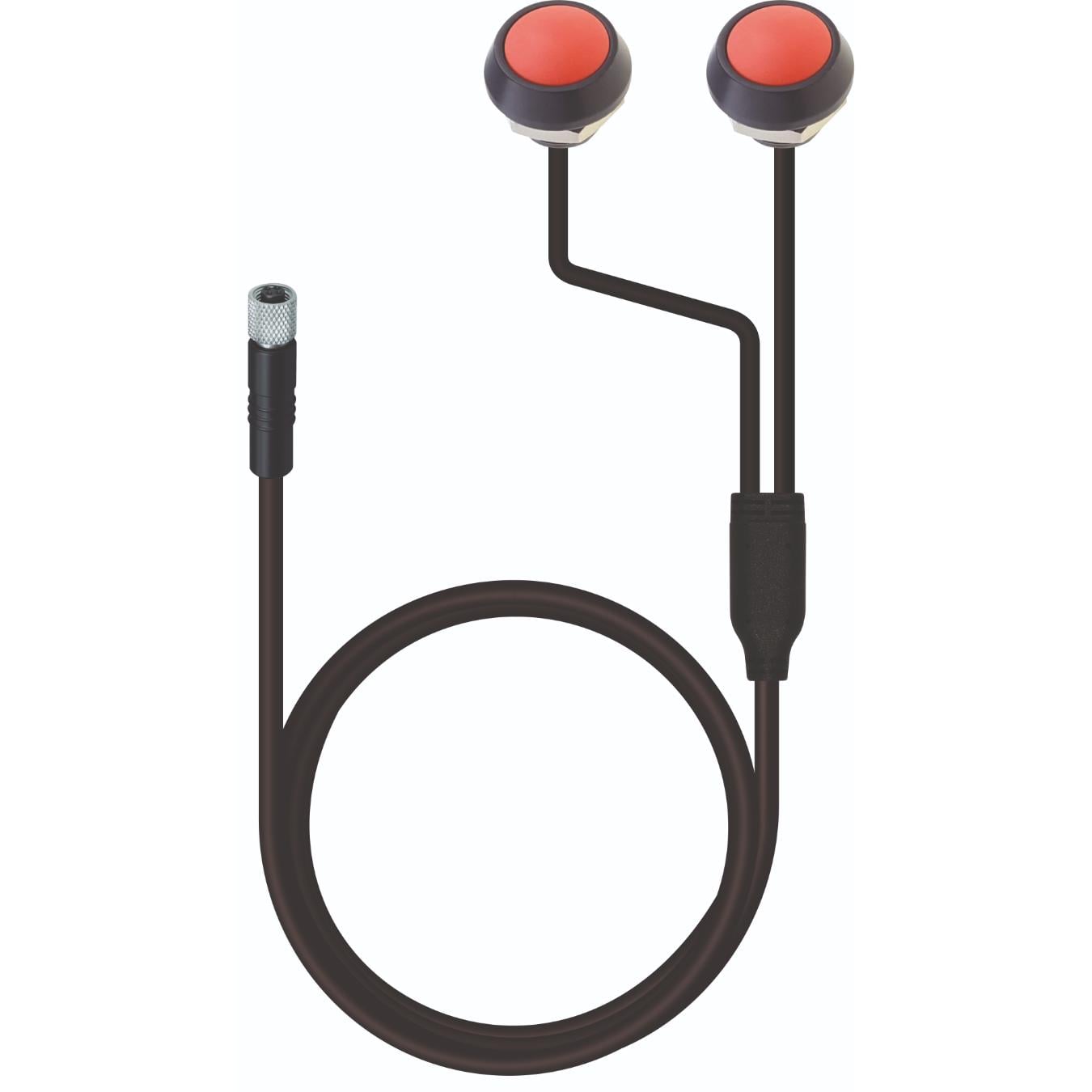 Bouton PTT double connecteur M5 Clearvoice 2M ZERONOISE