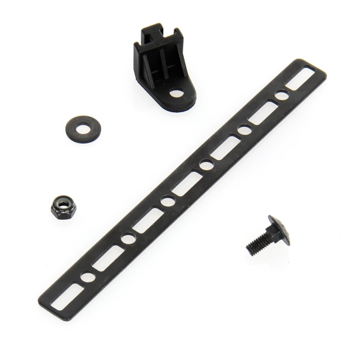 Fixation pour ventilateur SPAL L19 ep 4 mm + barrette métallique ep 2 mm