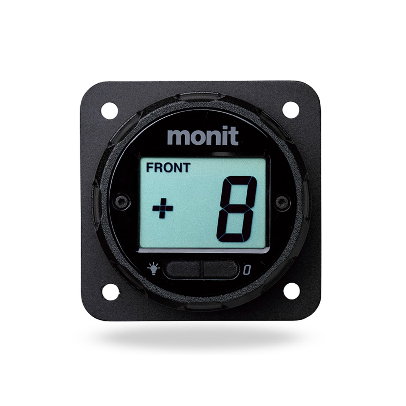 Répartiteur de freinage avec écran LCD MONIT – Fixation platine. Noir