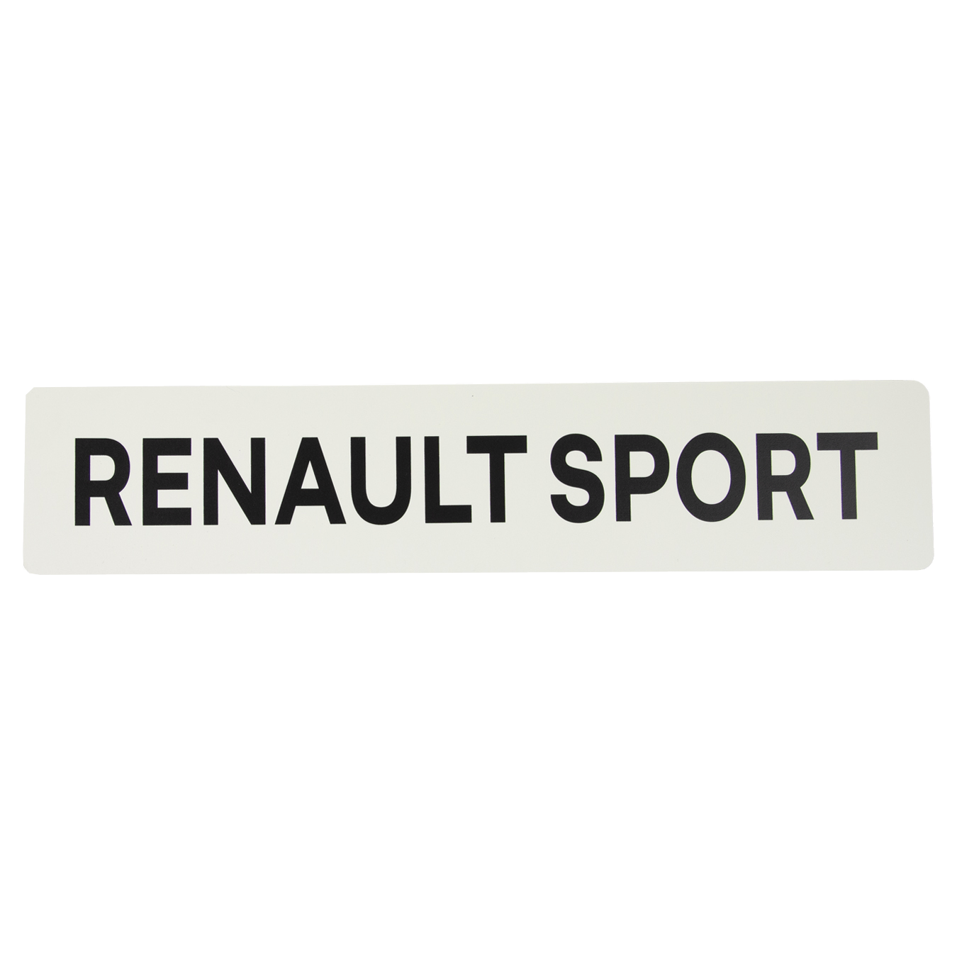 Cache plaque Renault Sport