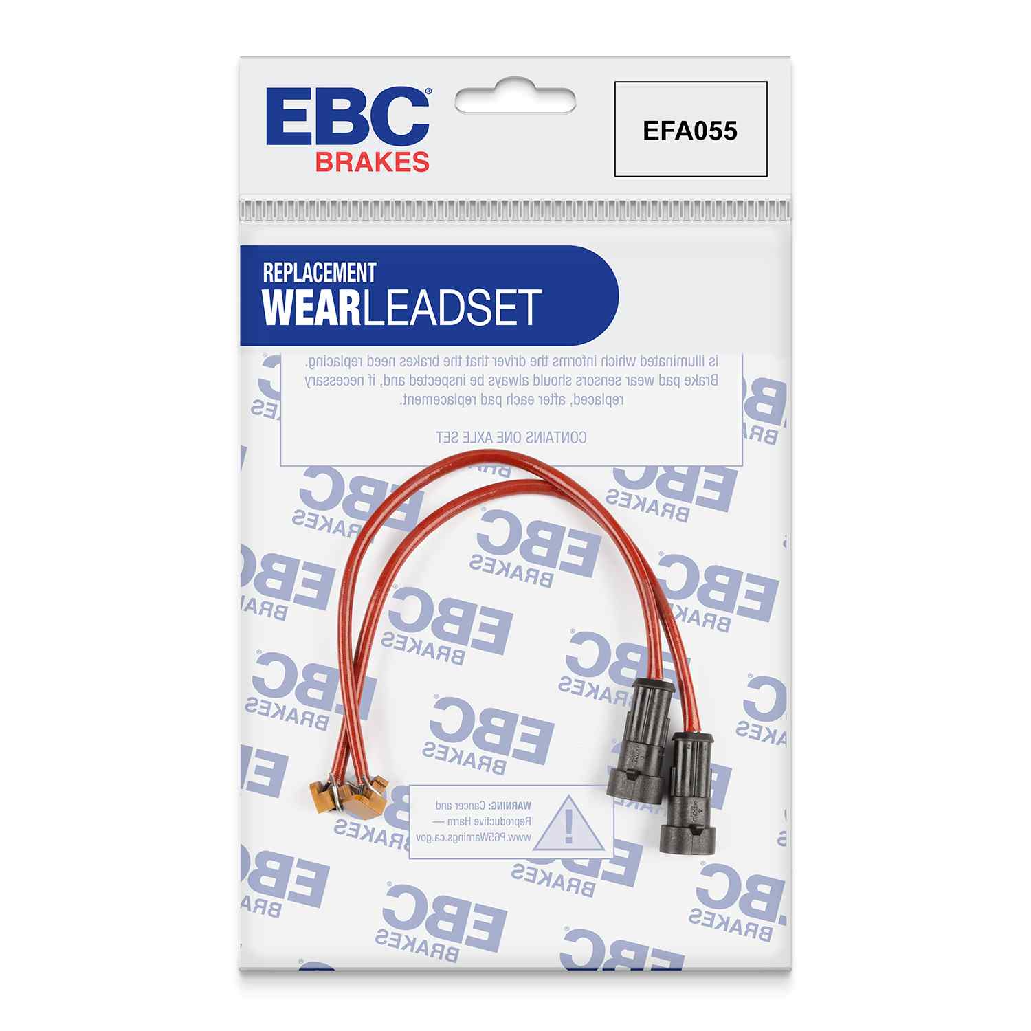 Capteur d'usure de plaquettes arrières EBC EFA055Z