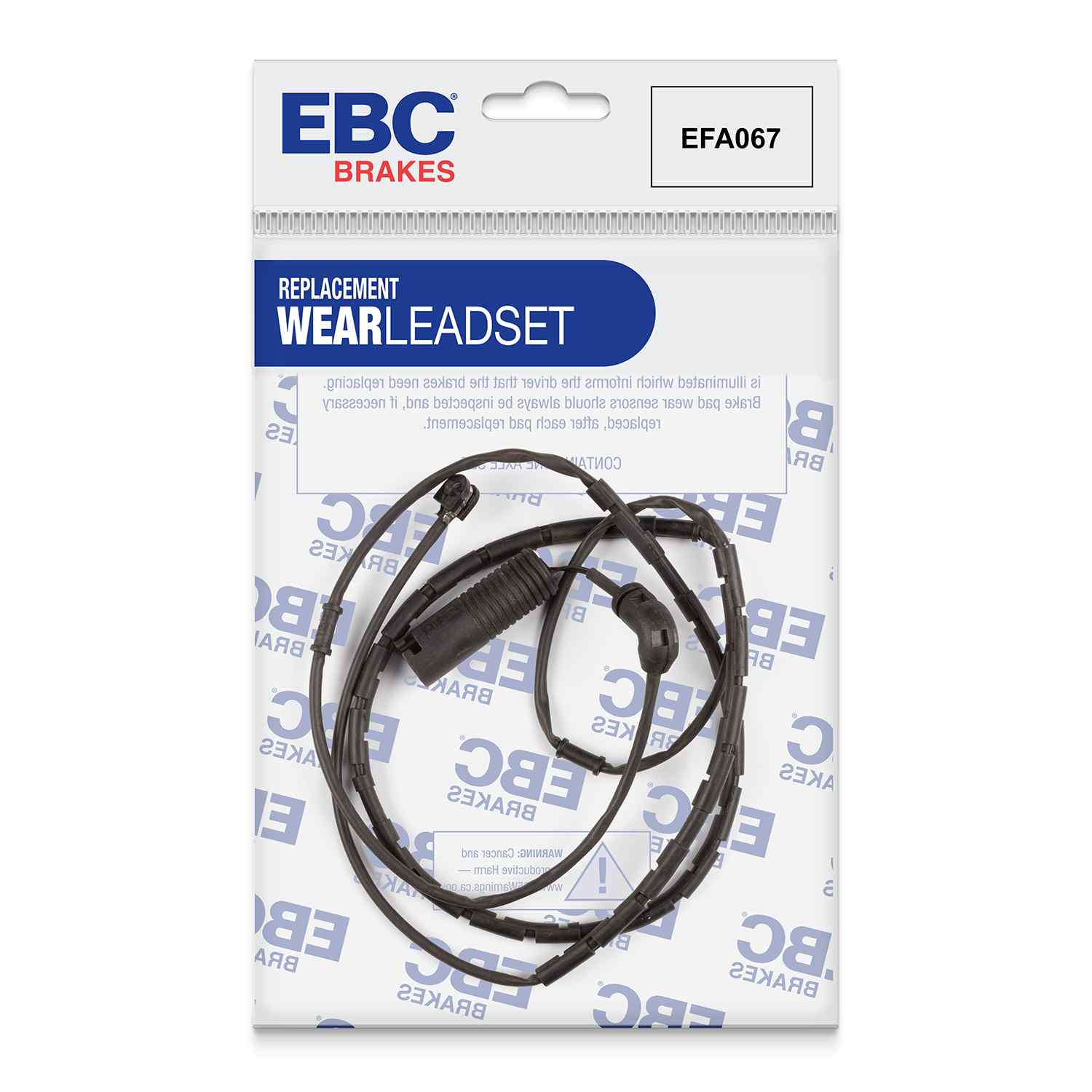 Capteur d'usure de plaquettes arrières EBC EFA067
