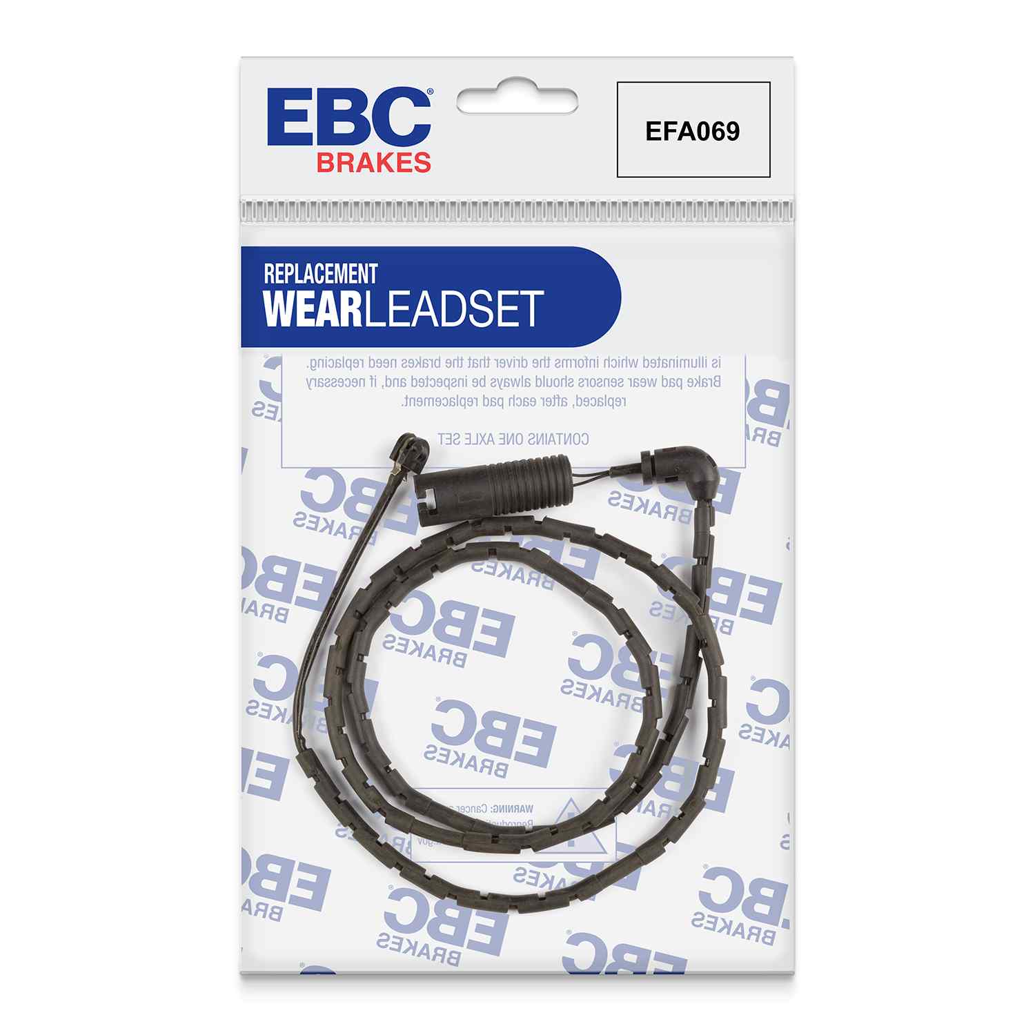 Capteur d'usure de plaquettes arrières EBC EFA069