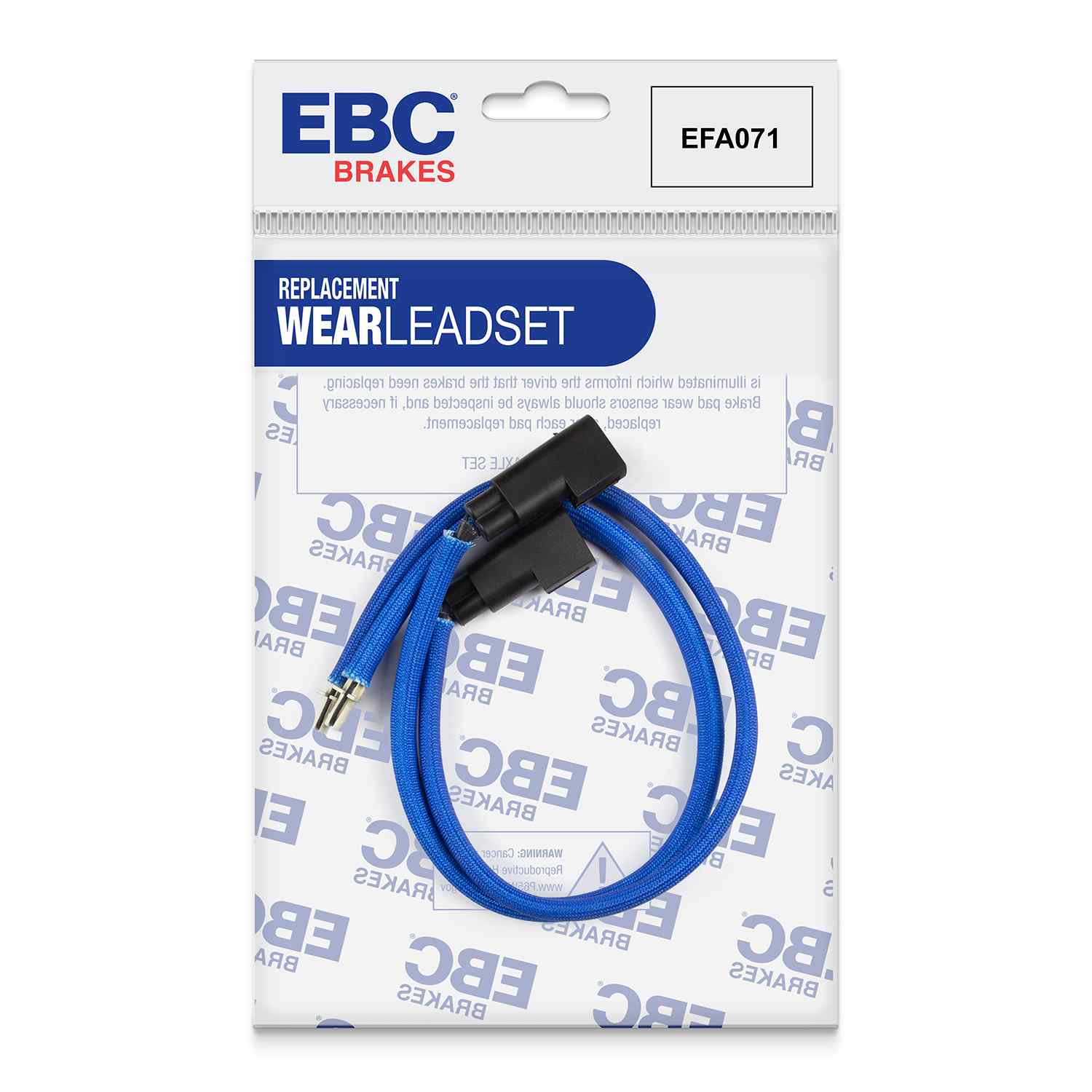 Capteur d'usure de plaquettes arrières EBC EFA071