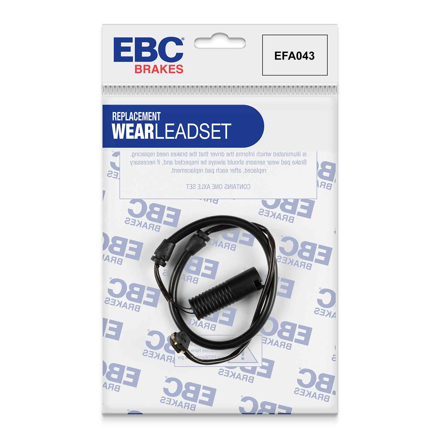 Capteur d'usure de plaquettes avants EBC EFA043