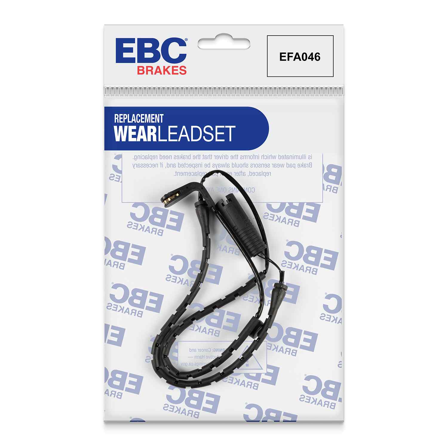 Capteur d'usure de plaquettes avants EBC EFA046