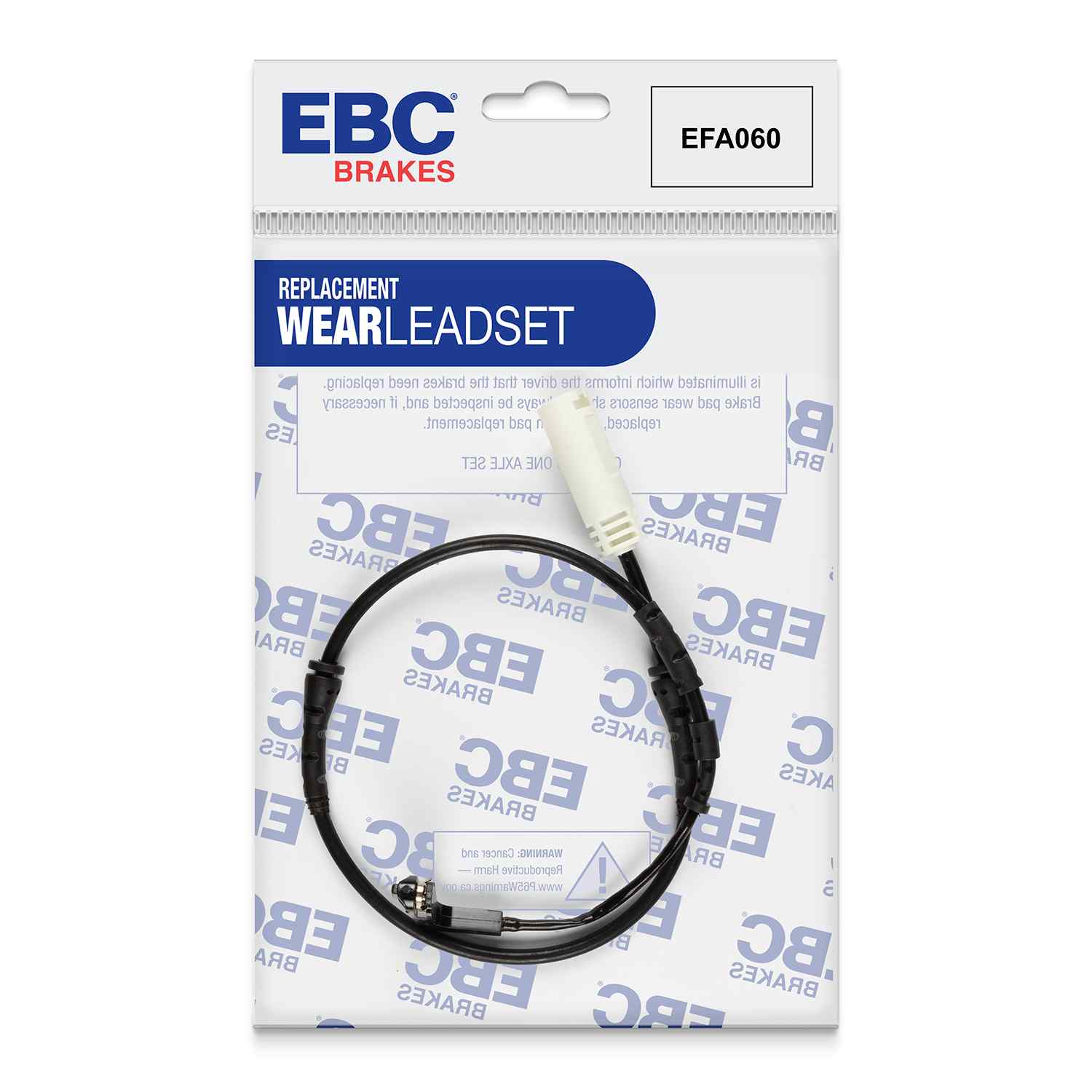 Capteur d'usure de plaquettes avants EBC EFA060