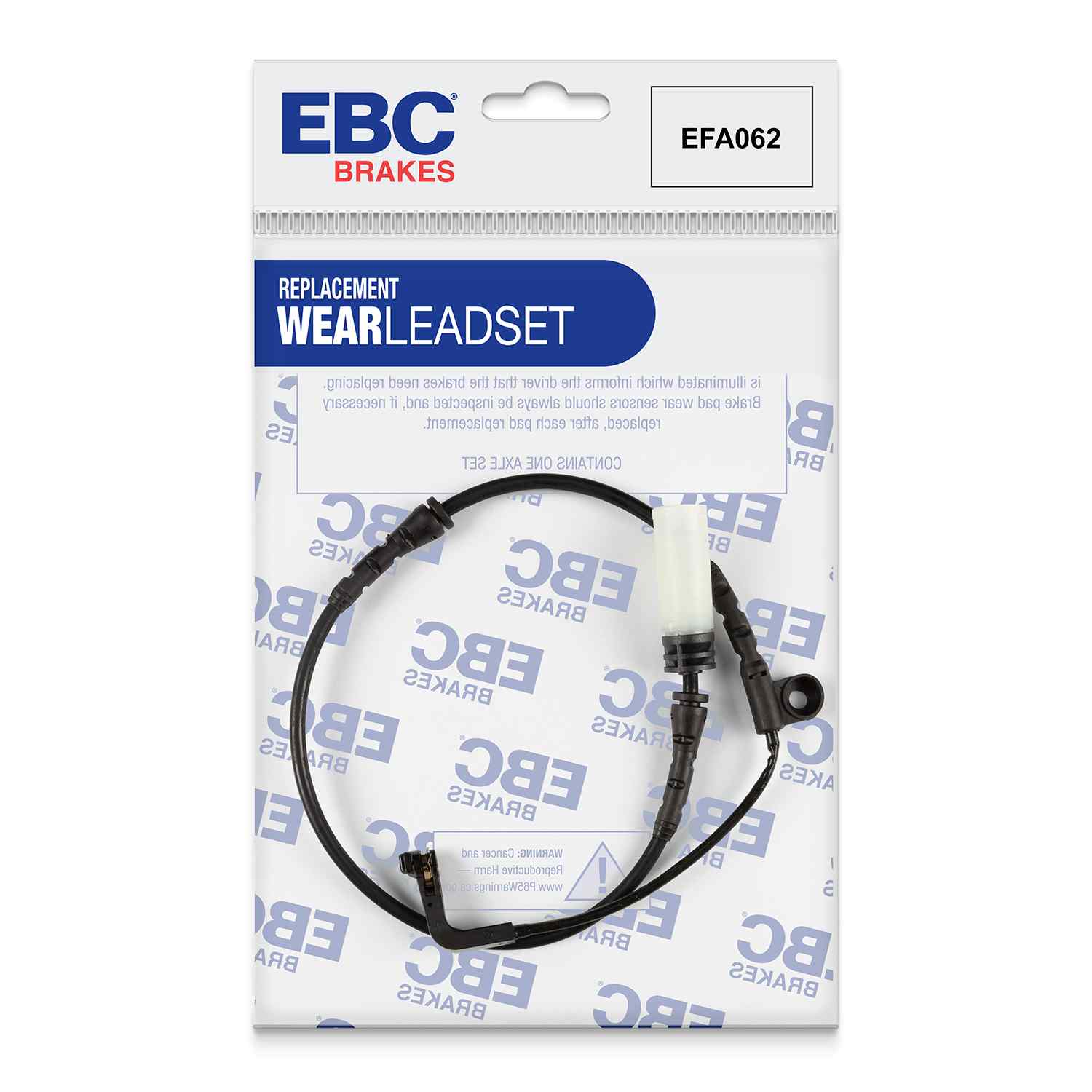 Capteur d'usure de plaquettes avants EBC EFA062