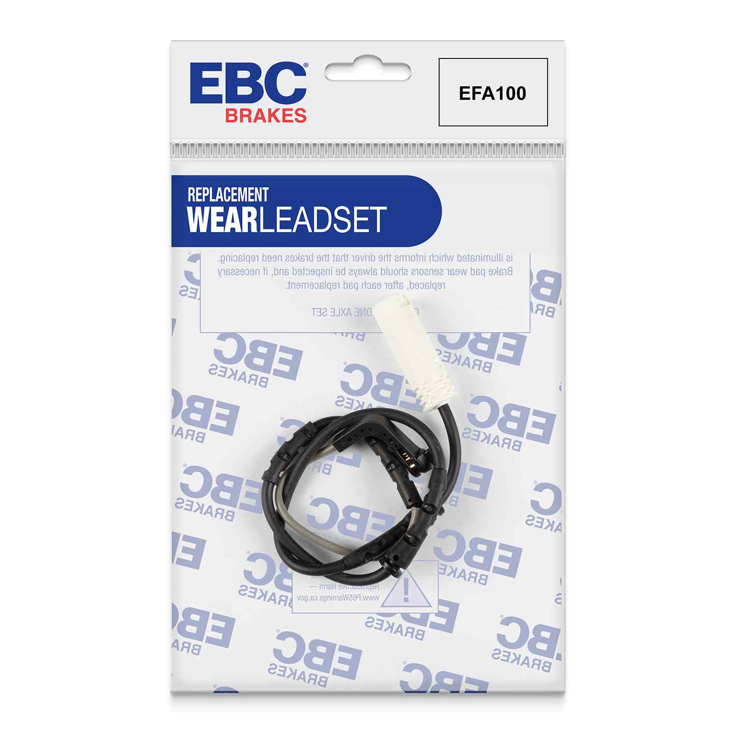 Capteur d'usure de plaquettes avants EBC EFA100