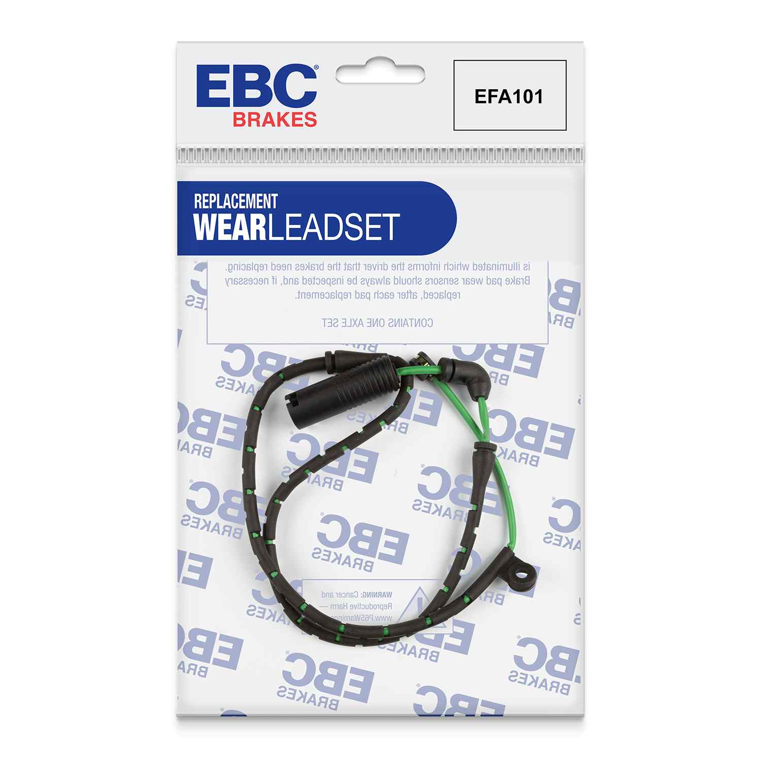 Capteur d'usure de plaquettes avants EBC EFA101