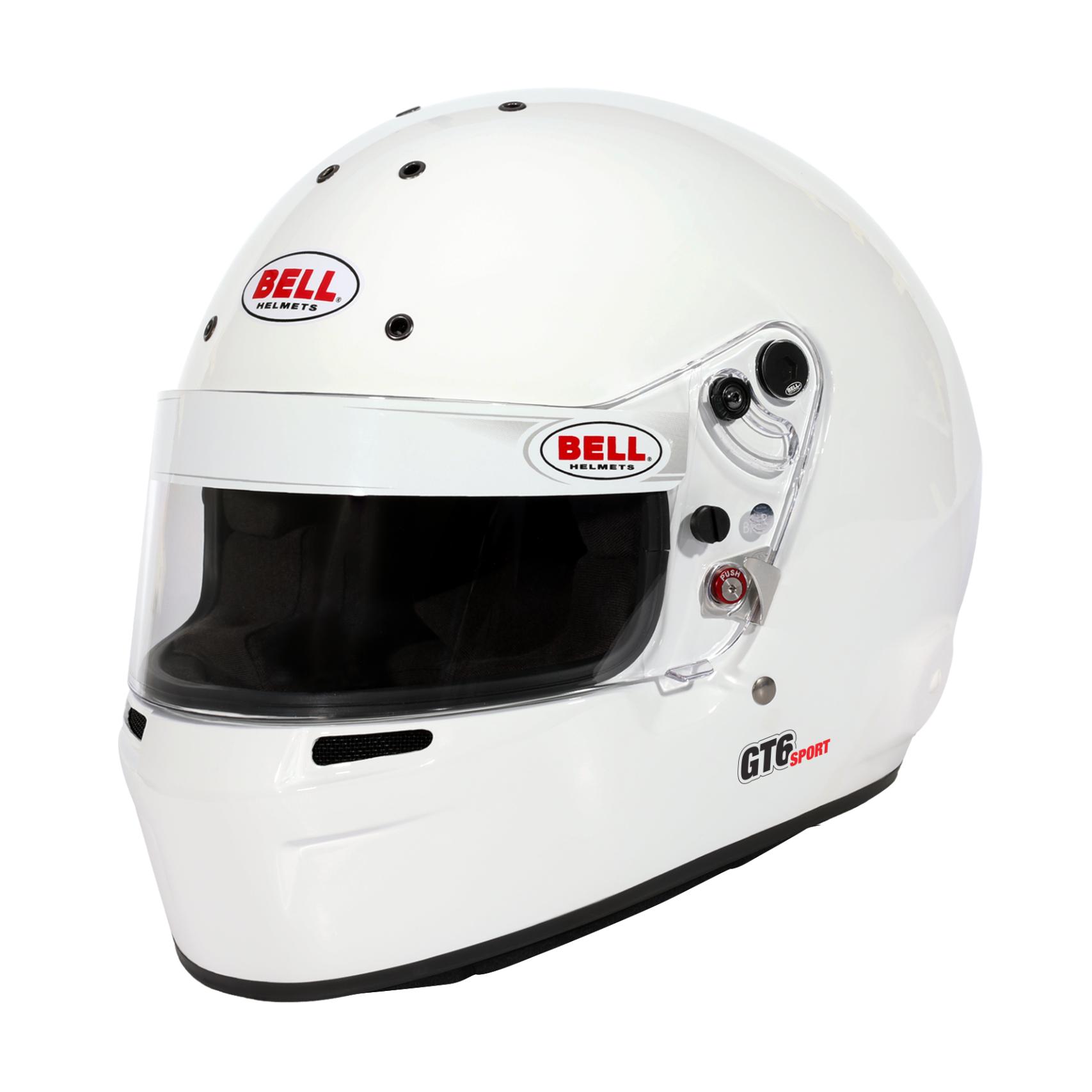Casque Integral BELL GT6 SPORT FIA 8859 2024 Blanc