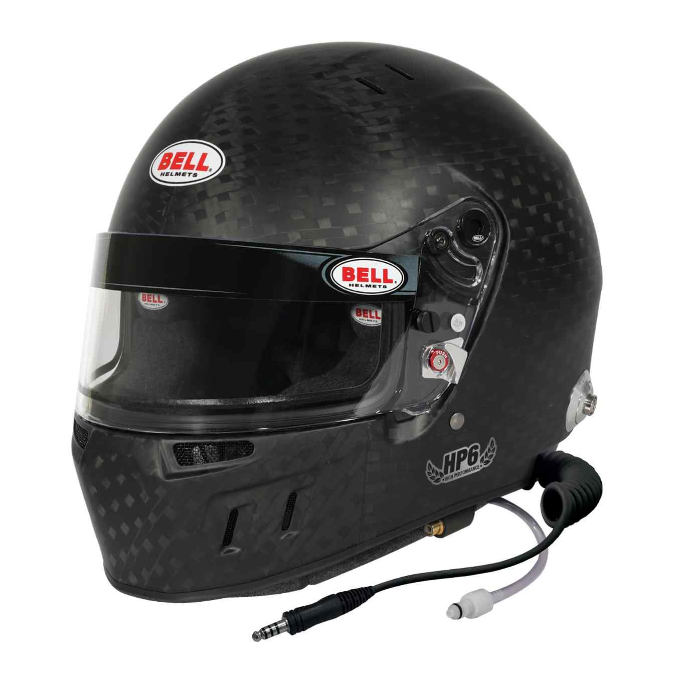 Casque Integral BELL HP6 EVO II RD HANS FIA8860-2018 Carbone