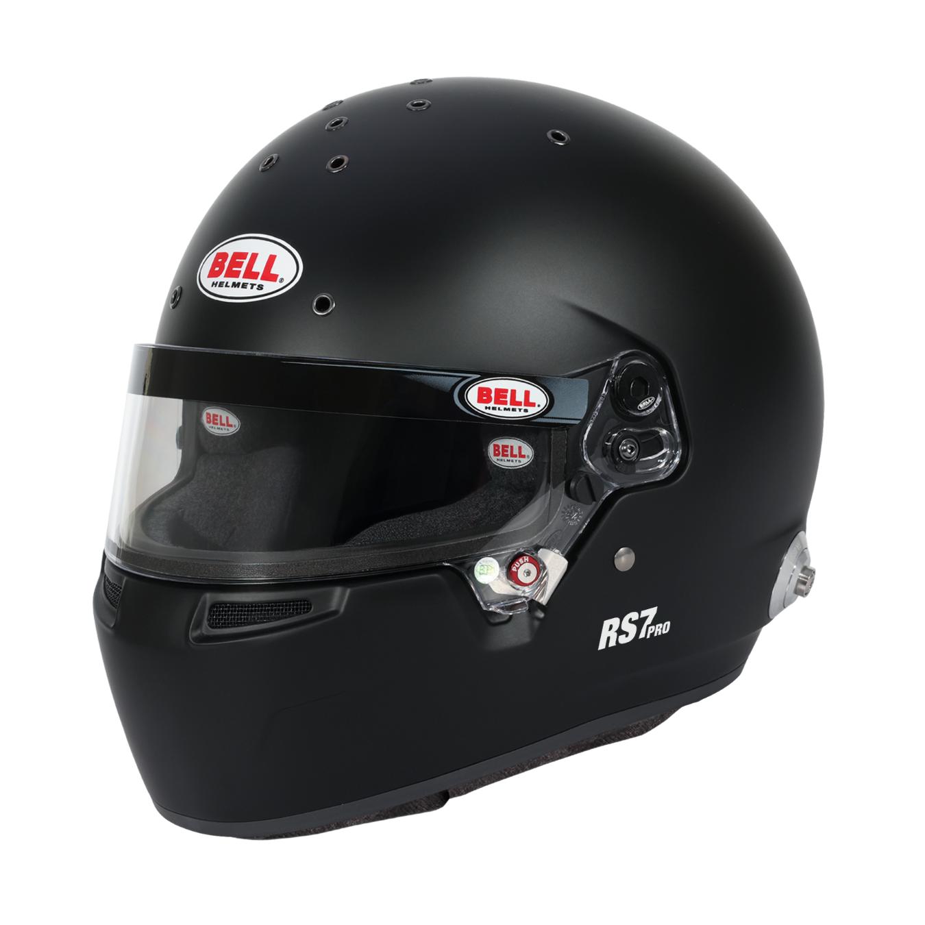 Casque Integral BELL RS7 FIA 8859 2024 SA2025 Hans Noir