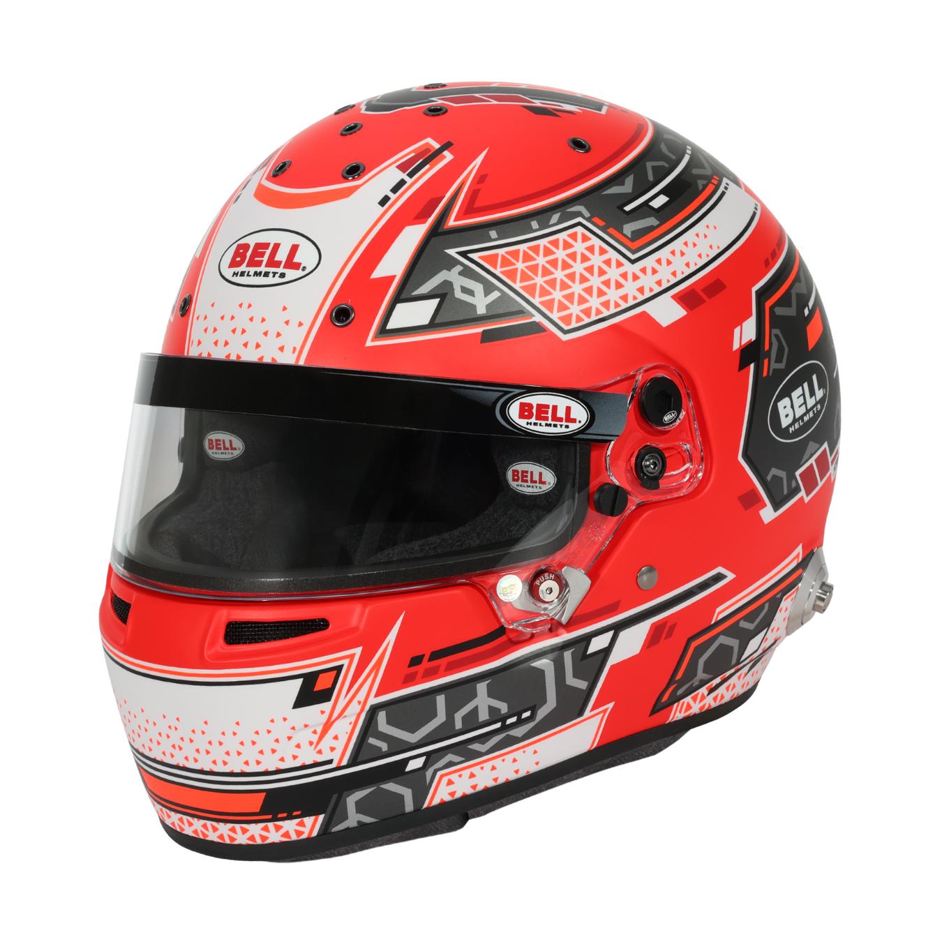 Casque Integral BELL RS7 STAMINA FIA 8859 2024 SA2025 Hans Rouge