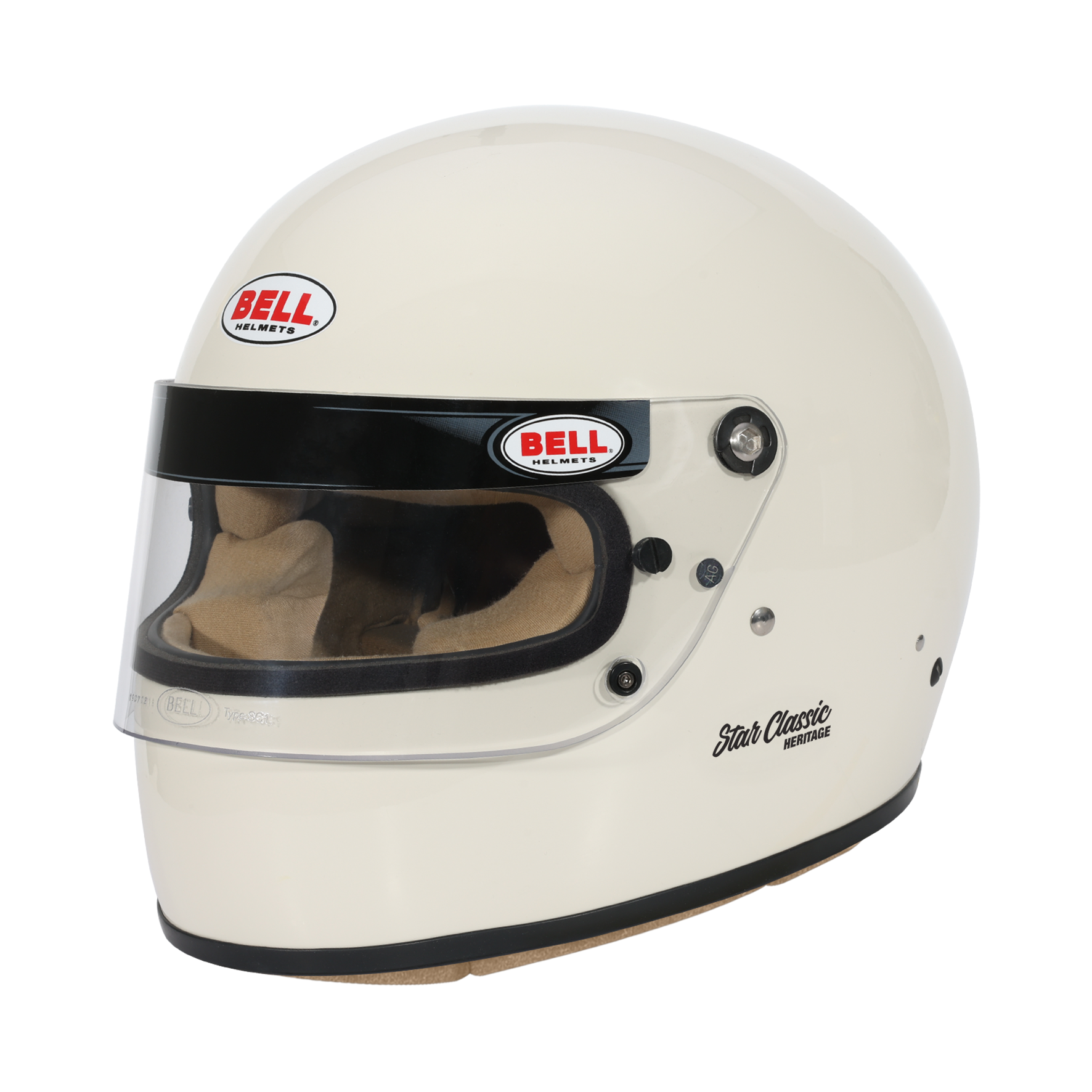 Casque intégral FIA BELL Star Classic blanc