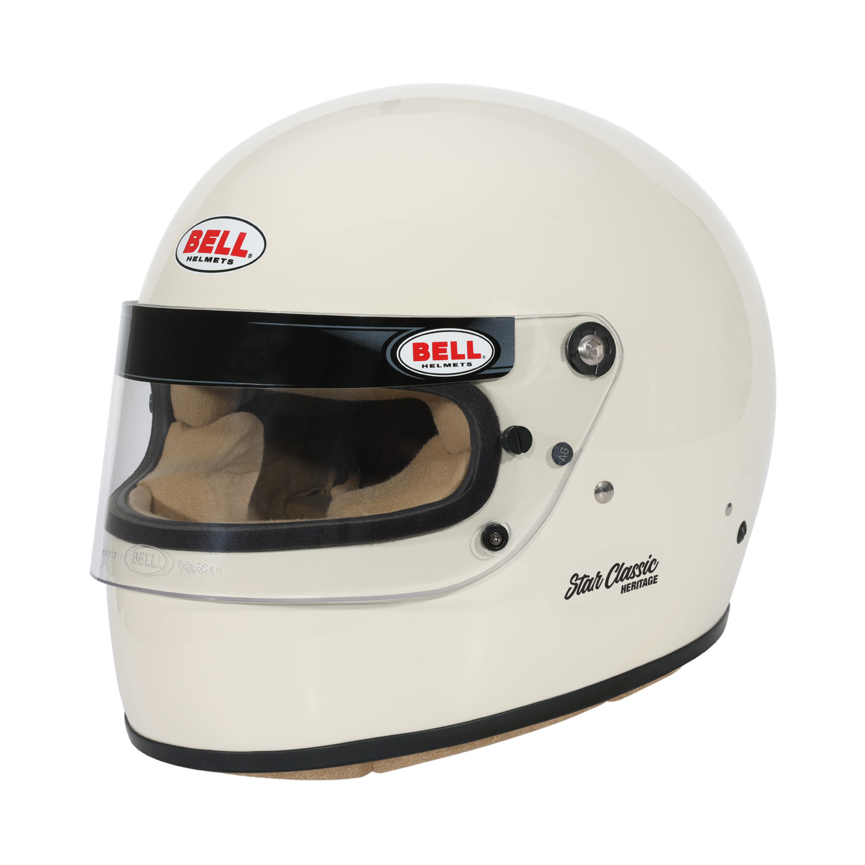 Casque intégral FIA BELL Star Classic blanc