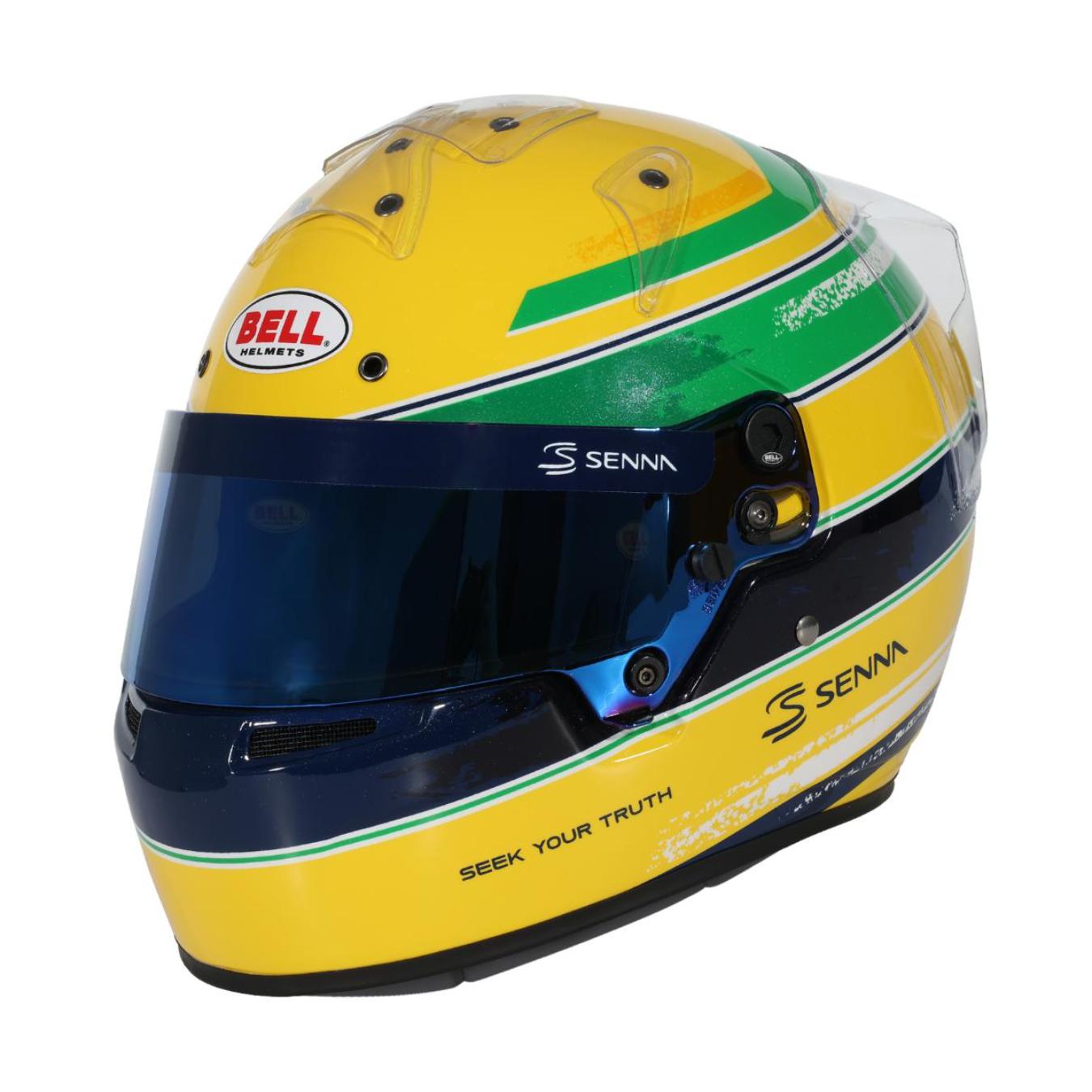 Casque intégral Karting BELL KC7 CMR PRO AYRTON SENNA