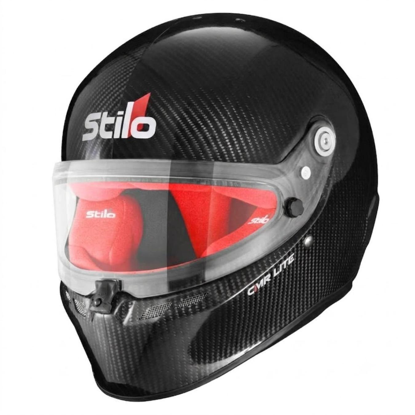 Casque Intégral ST6 CMR Carbone Lite Intérieur Rouge STILO