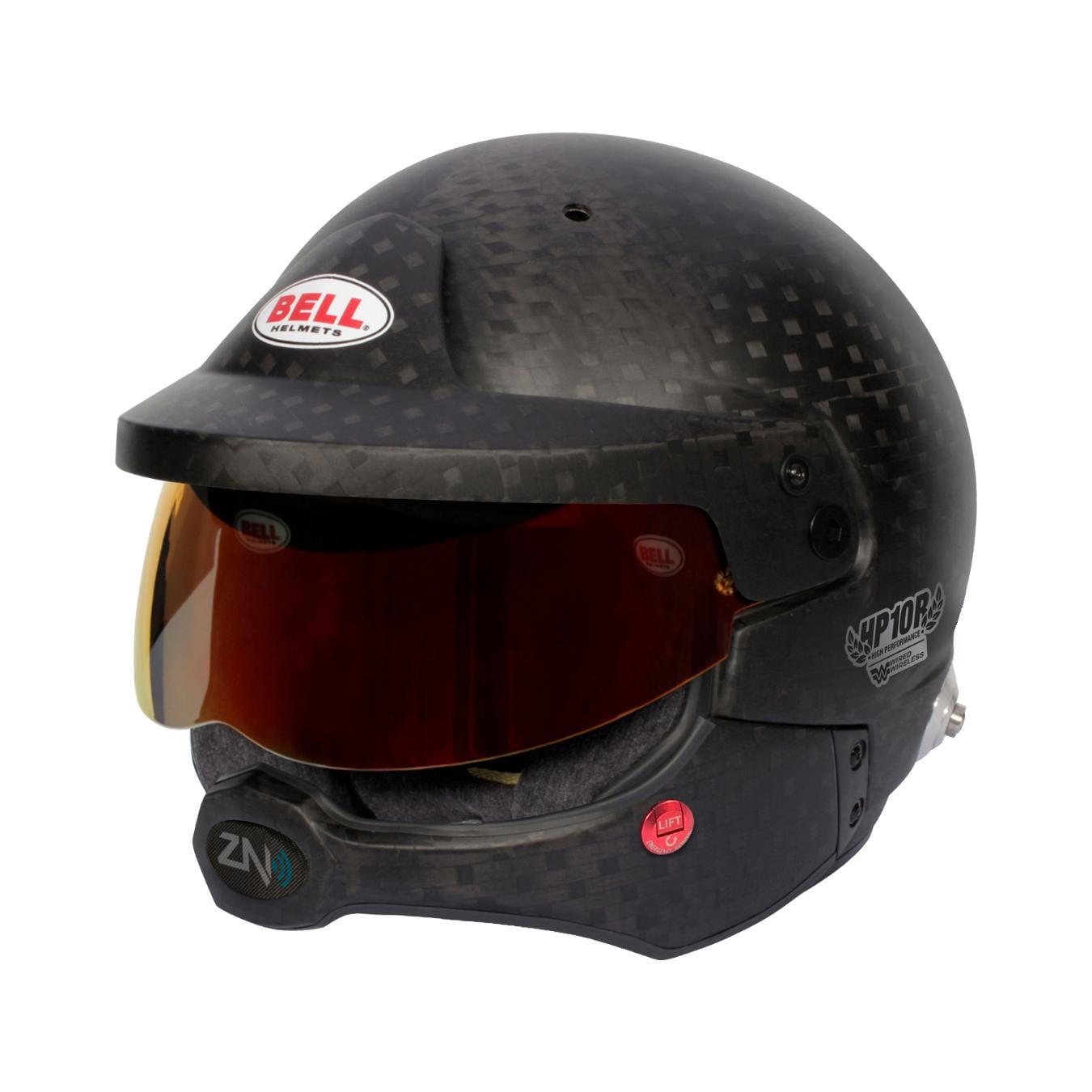 Casque Jet BELL HP10 RALLY WW Hans FIA 8860 2018