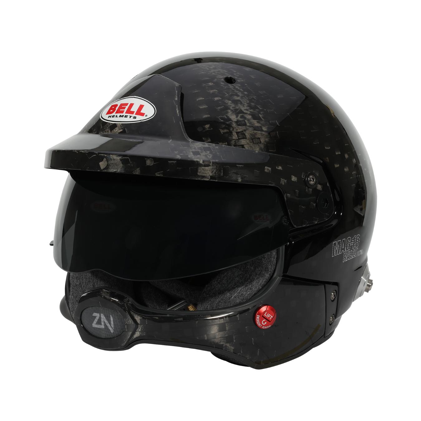 Casque Jet BELL MAG 10 Rally Ultra Carbone FIA 8859 2024 SA2025 Hans