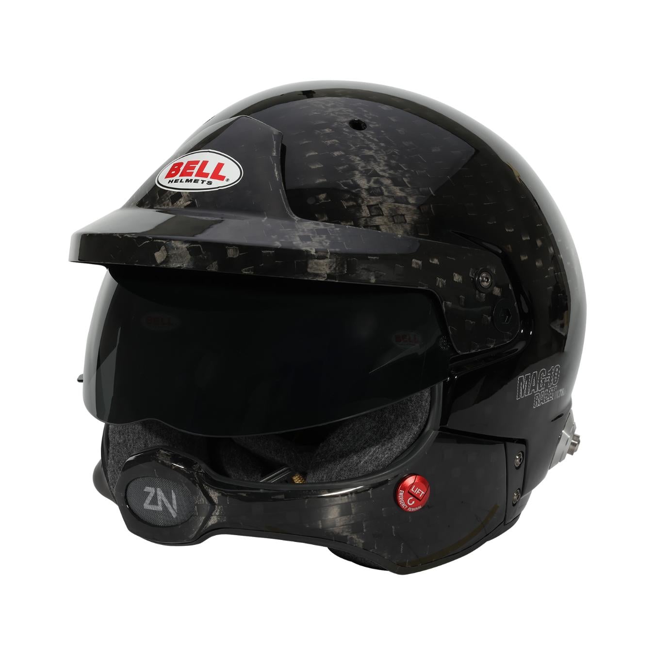 Casque Jet BELL MAG 10 Rally Ultra Carbone FIA 8859 2024 SA2025 Hans