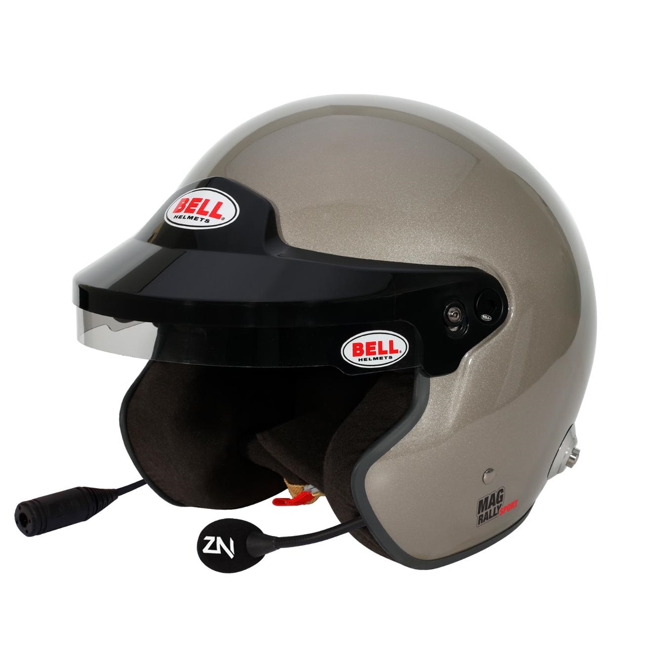 Casque Jet BELL MAG RALLY FIA 8859 2024 Hans Titanium
