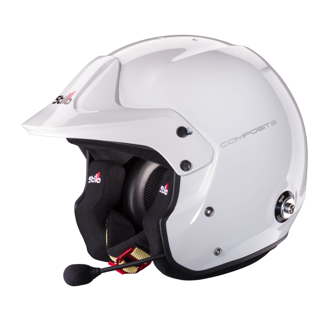 Casque Jet FIA STILO Venti Trophy Plus composite blanc intérieur noir