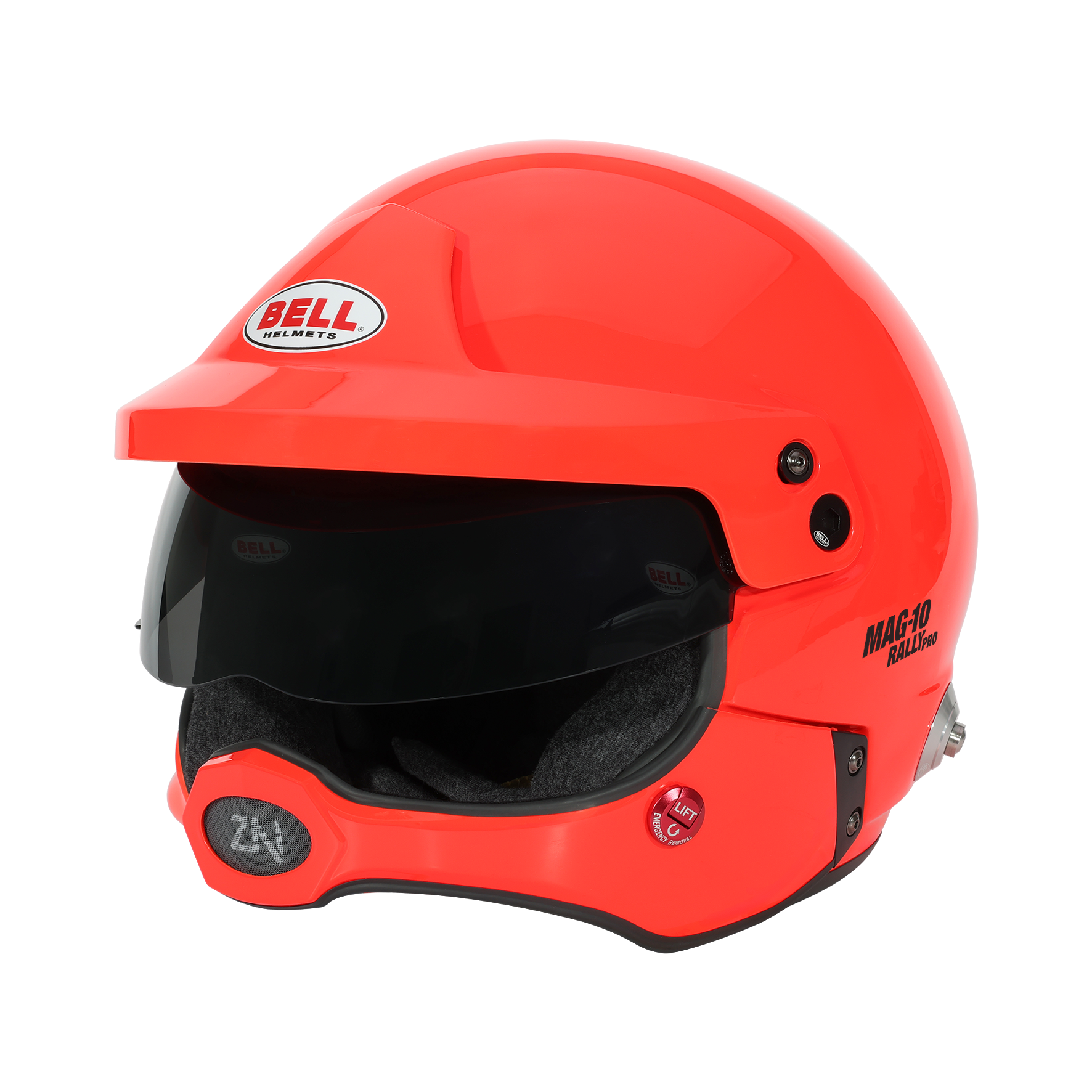Casque Jet Offshore BELL MAG 10 RALLY PRO FIA 8859 2024 SA2025 Hans Orange