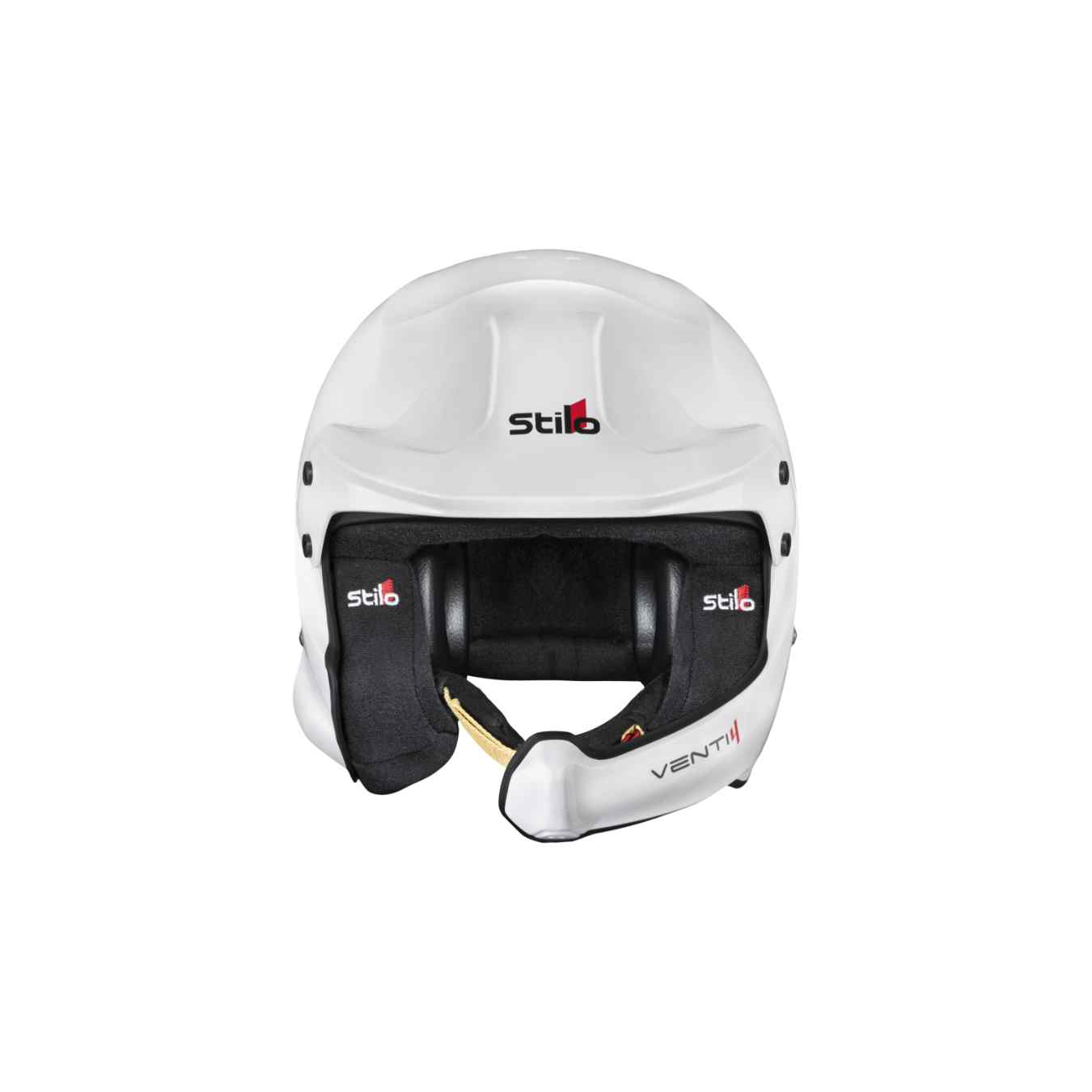 Casque Jet STILO VENTI4 WRC RALLY FIA 8859 2024 SA2025 Hans Composite Blanc