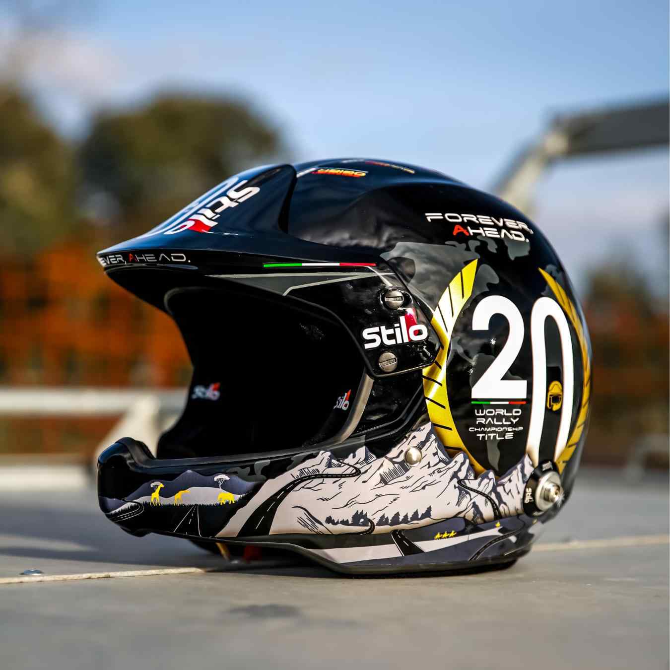 Casque Jet Venti4 WRC FIA 8859-2024 SA2025 HANS Limited Edition STILO