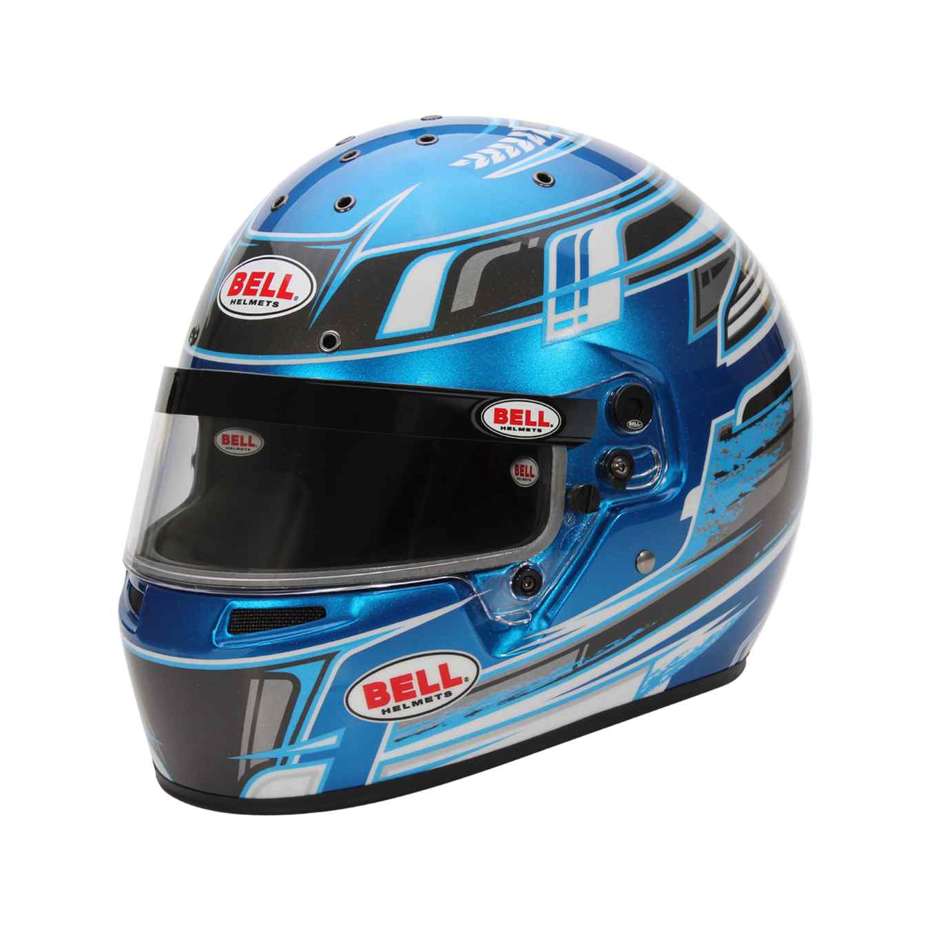 Casque Karting Integral BELL KC7 CMR CHAMPION CMR 2016 Anthracite Bleu