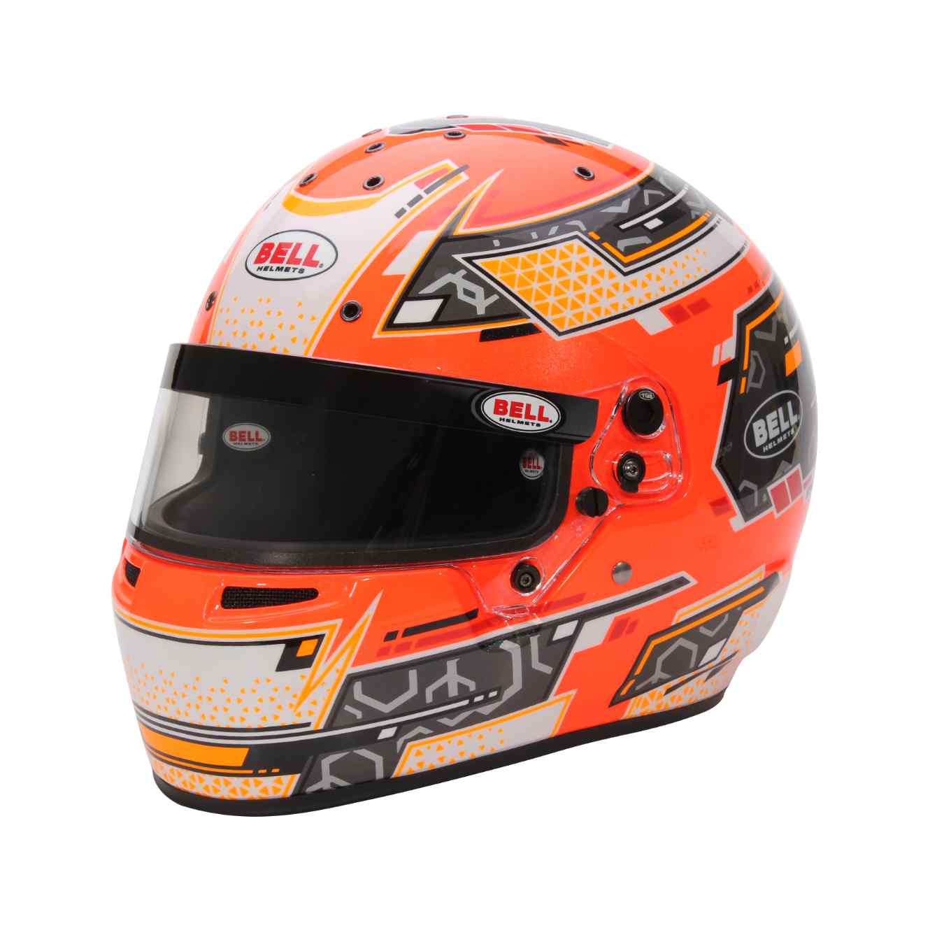 Casque Karting Integral BELL RS7 K STAMINA FIA 8878 2024 K2020 Anthracite Orange