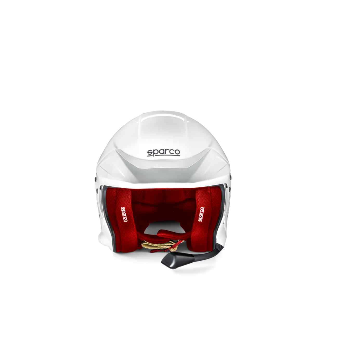 Casque SPARCO Jet FIA FLUX RJ I Blanc Interieur Rouge