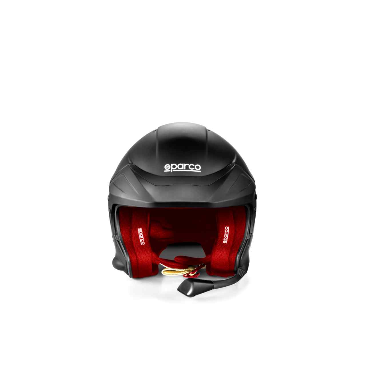Casque SPARCO Jet FIA FLUX RJ I Noir Interieur Rouge