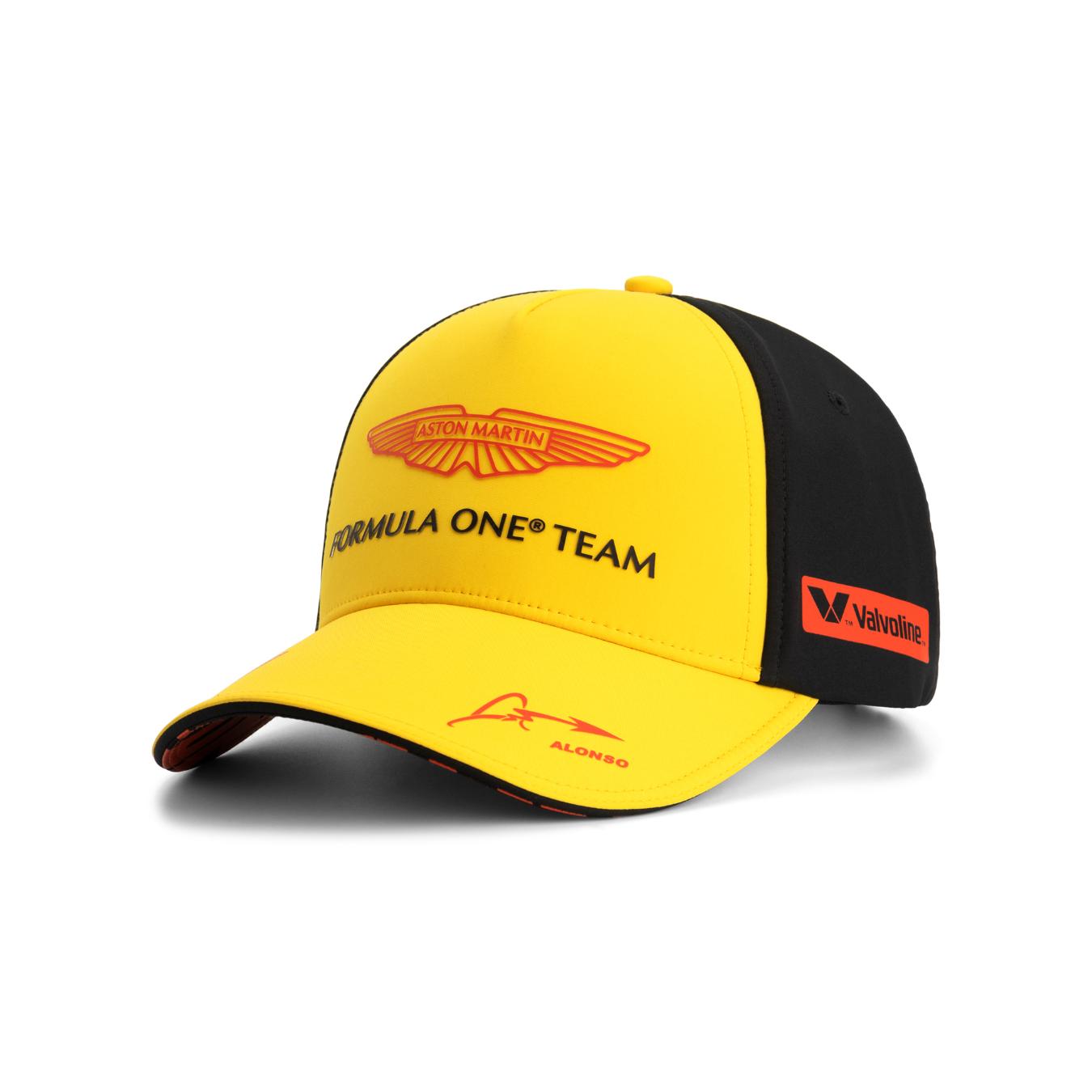 Casquette Aston Martin F1 Barcelone Special Ed Jaune