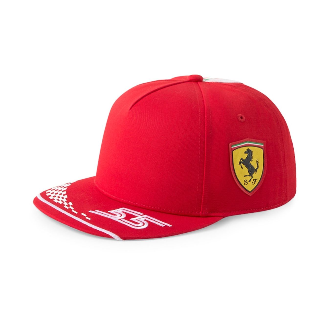 Casquette FERRARI Team 2021 Carlos Sainz rouge