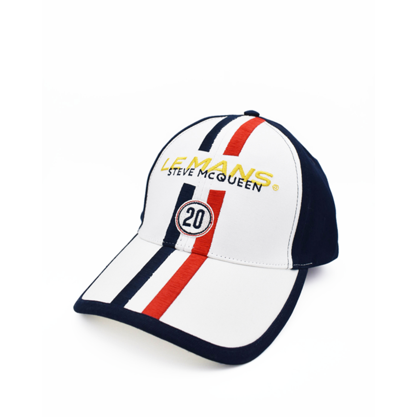 Casquette STEVE MCQUEEN Racing 20 Blanche