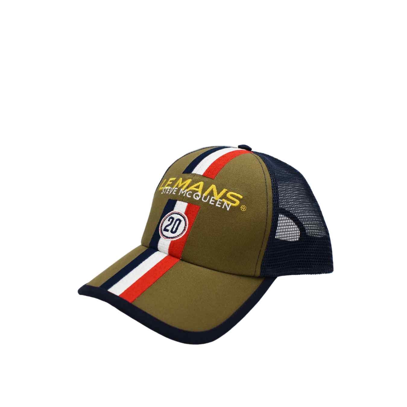Casquette STEVE MCQUEEN Racing Trucker Kaki