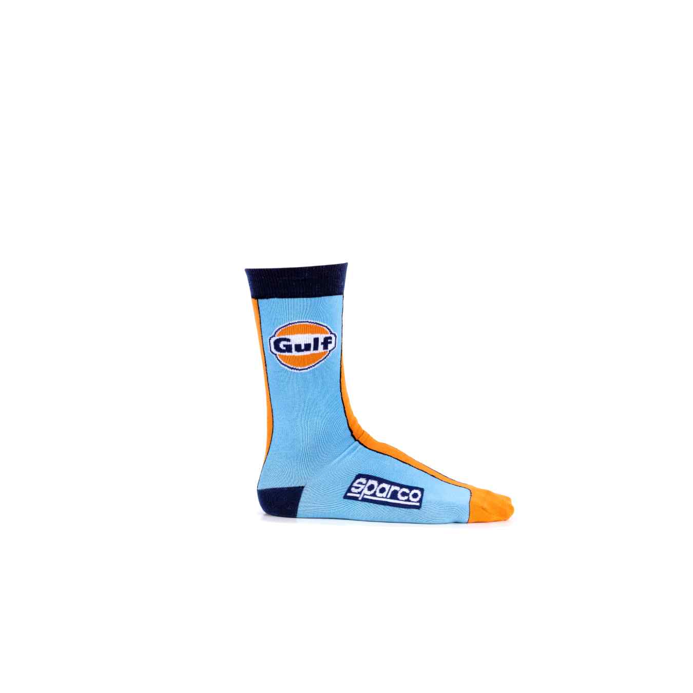 Chaussettes SPARCO X GULF Bleu Ciel Orange