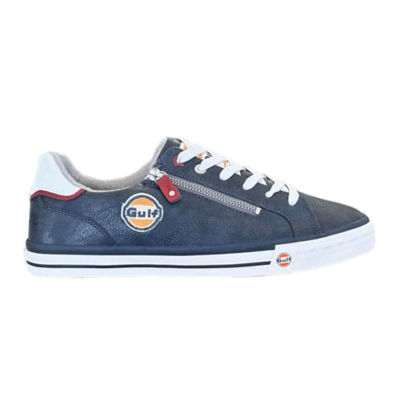 Chaussures GULF Zip Indigo Bleues pour homme