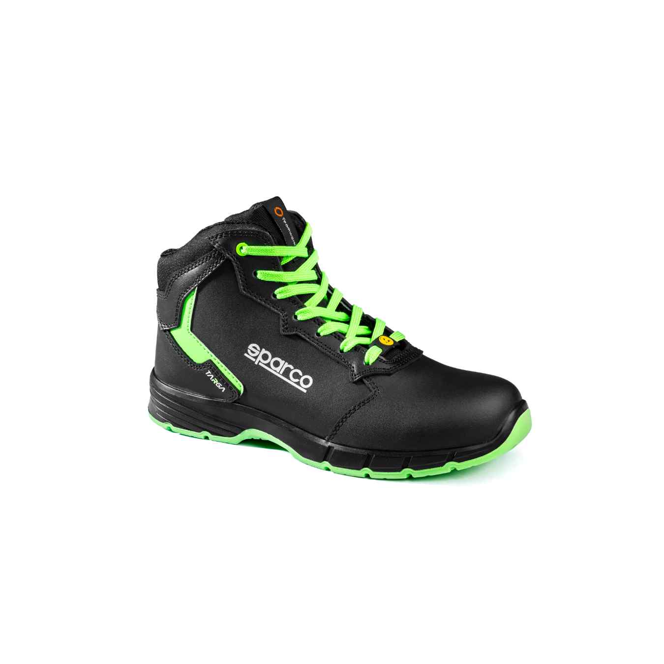 Chaussures Mécano Montante SPARCO TARGA-H WILLY ESD S3S Noir Vert