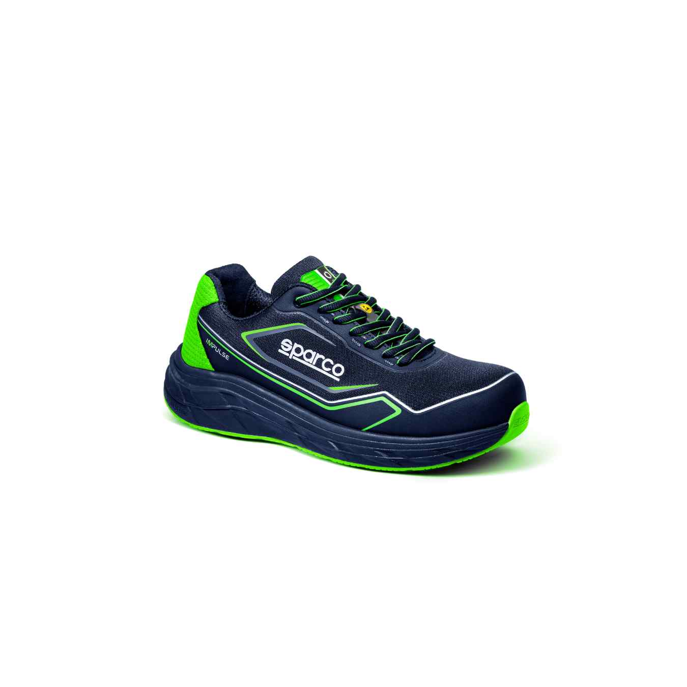 Chaussures Mécano SPARCO IMPULSE WILLEN S1PS ESD Bleu Marine Vert