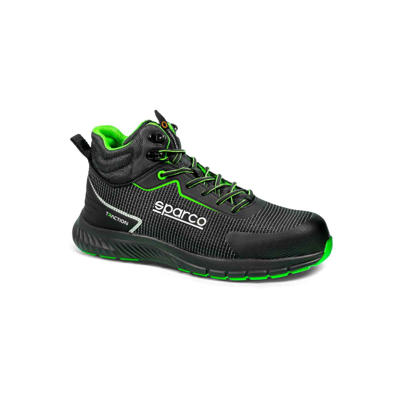 Chaussures Mécano SPARCO Montante TRACTION-H NAOKI S3S Noir/Vert