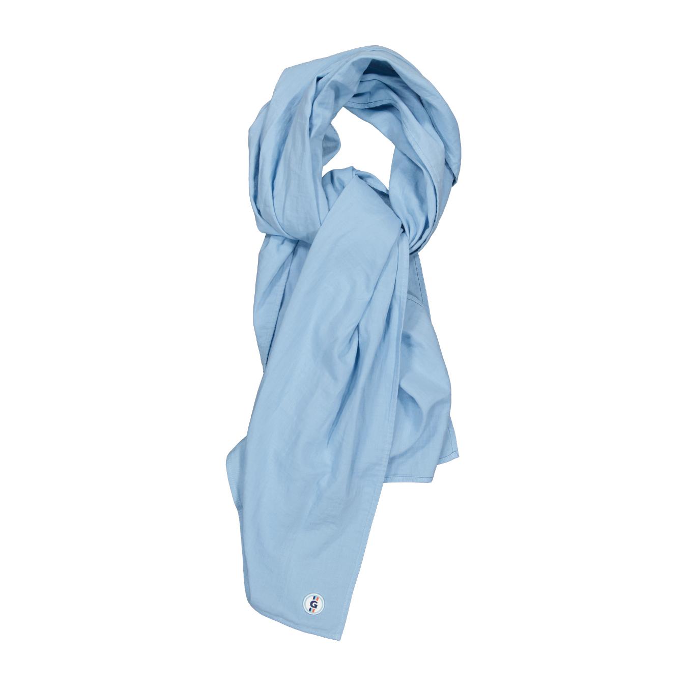 Cheche Gulf Gaz de Coton Light Blue