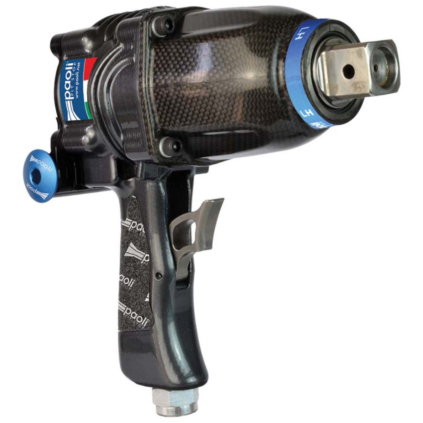 Clé à chocs DP 6000 RH - embout Carré / poignée 90° / 3 ports Paoli