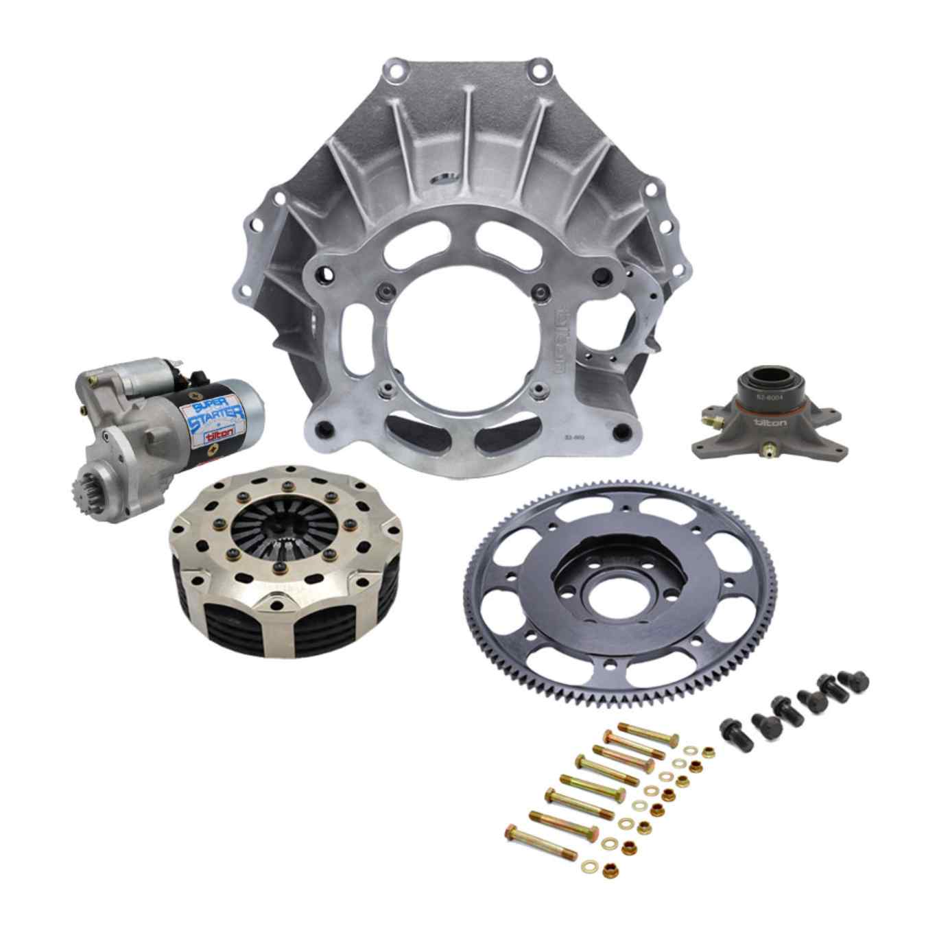 Cloche d'embrayage D140mm 3 disques 102T Ford Tilton 52-32230