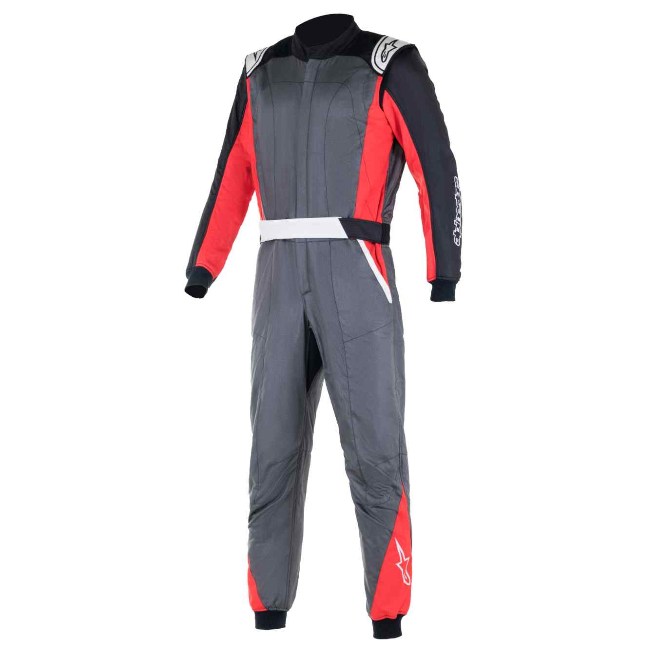 Combinaison ALPINESTARS ATOM FIA 8856 2018 Anthracite Rouge